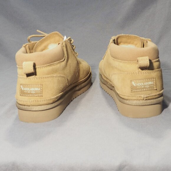 Koolaburra Uggs Ankle Boots Advay 8 Chestnut Brown Suede Mini Booties Comfort - Picture 7 of 13